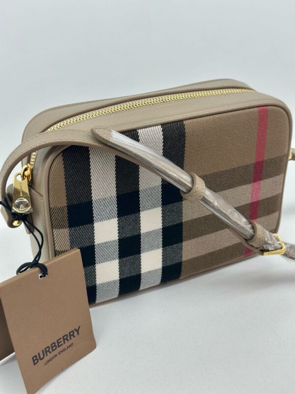 BOLSA BURBERRY CHECK XADREZ CAMERA - Image 4