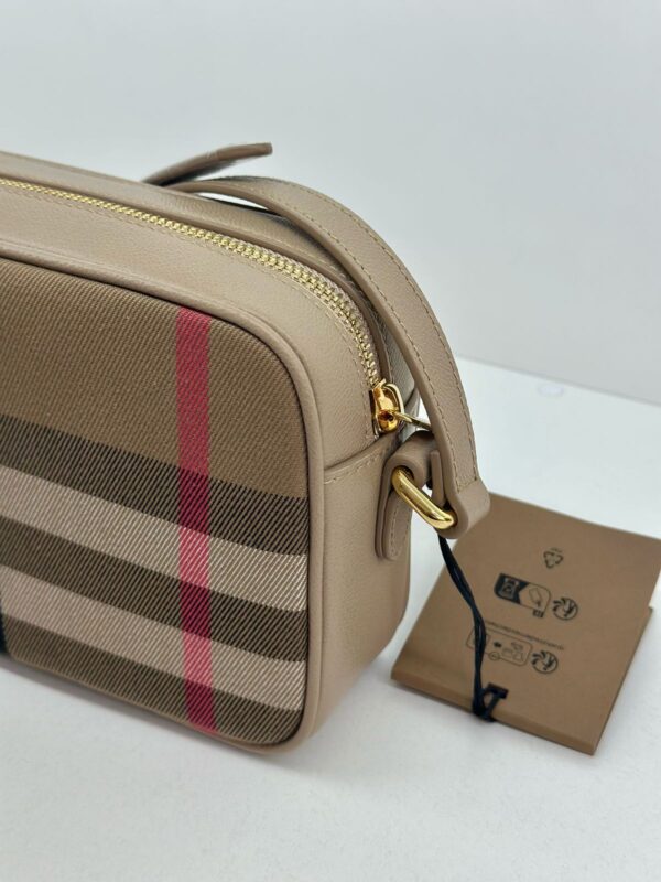 BOLSA BURBERRY CHECK XADREZ CAMERA - Image 12