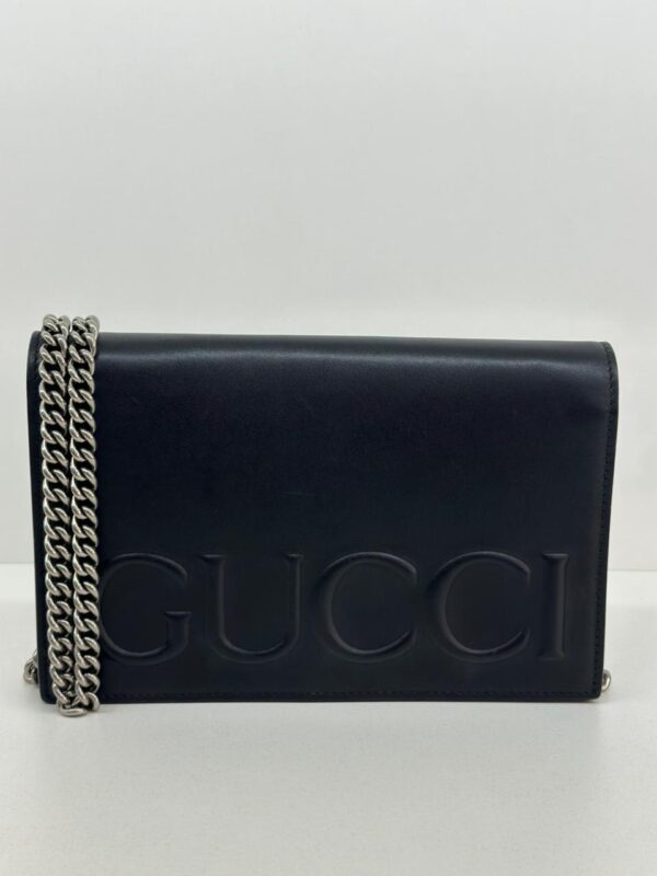 BOLSA GUCCI LOGO CHAIN WALLET E CLUTCH - Image 3