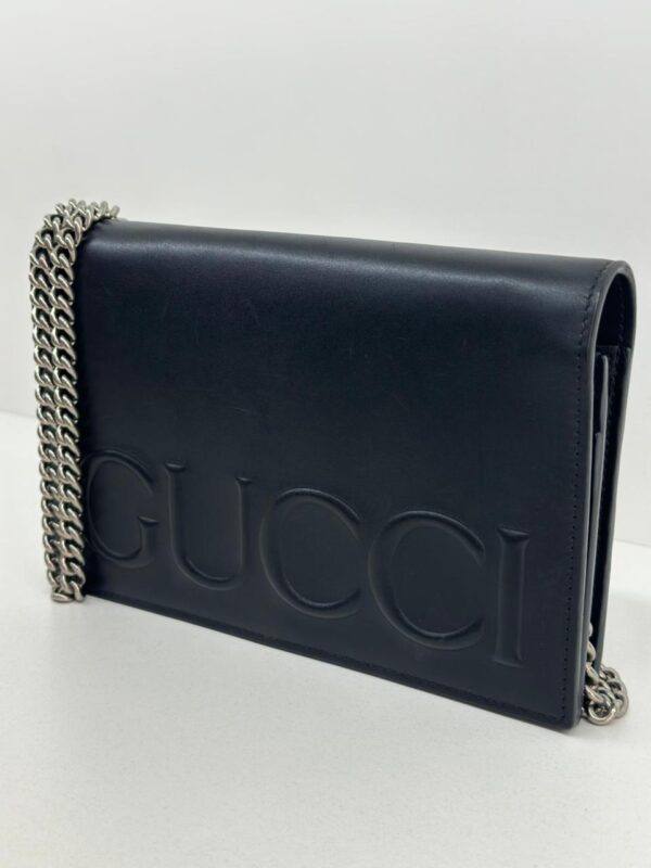 BOLSA GUCCI LOGO CHAIN WALLET E CLUTCH - Image 5