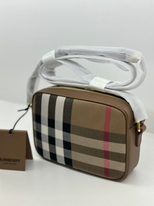 BOLSA BURBERRY CHECK XADREZ CAMERA - Image 5