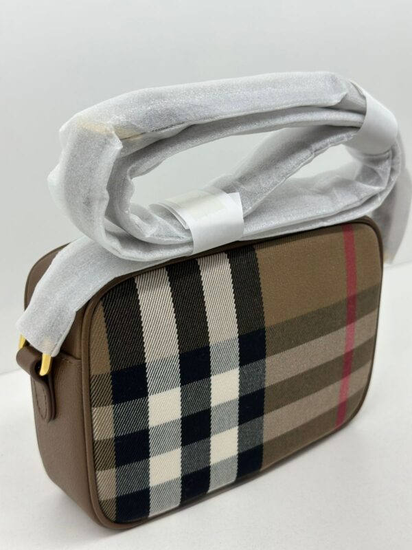 BOLSA BURBERRY CHECK XADREZ CAMERA - Image 9