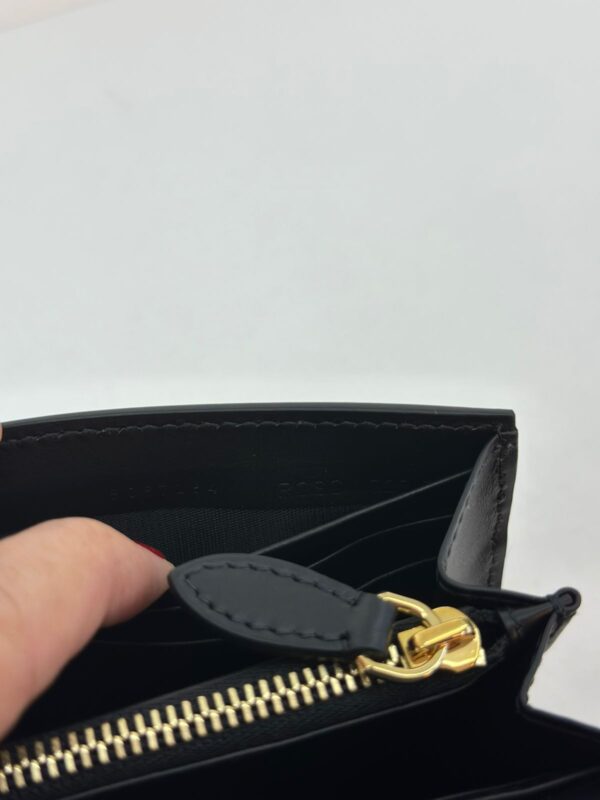 CARTEIRA BURBERRY HALTON CHECK GRAIN WALLET BLACK - Image 17