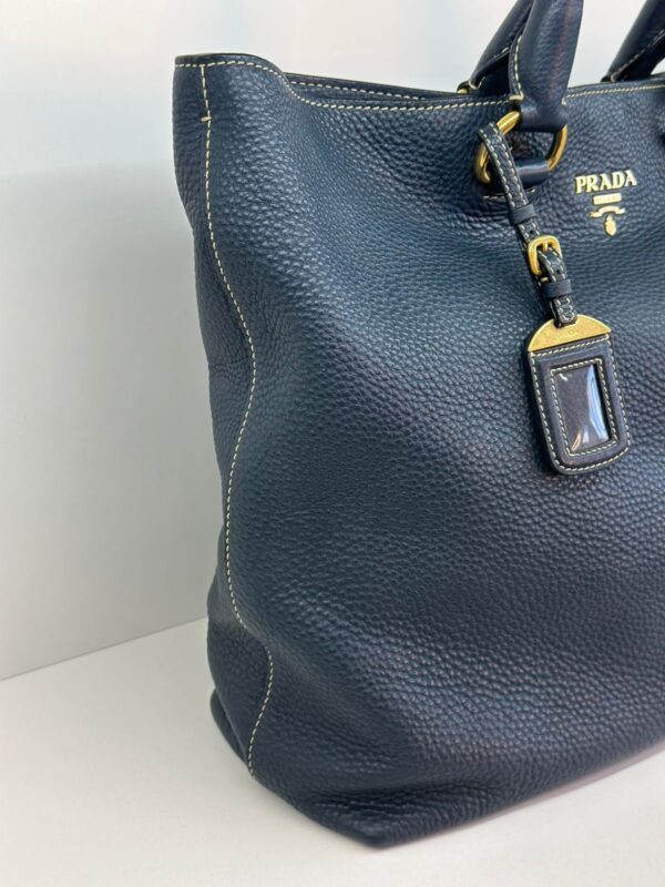 BOLSA PRADA VITELLO DAINO DENIM - Image 4