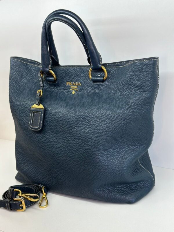 BOLSA PRADA VITELLO DAINO DENIM - Image 3