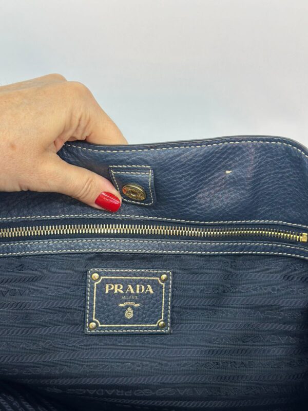 BOLSA PRADA VITELLO DAINO DENIM - Image 18