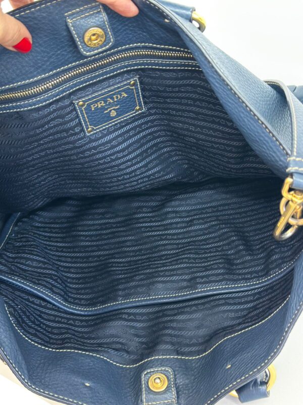 BOLSA PRADA VITELLO DAINO DENIM - Image 21