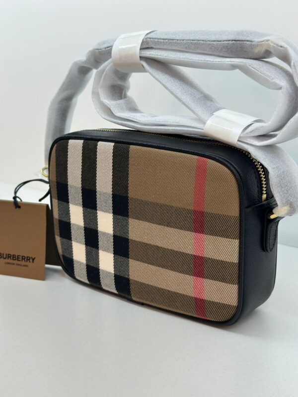 BOLSA BURBERRY CHECK XADREZ CÂMERA - Image 5