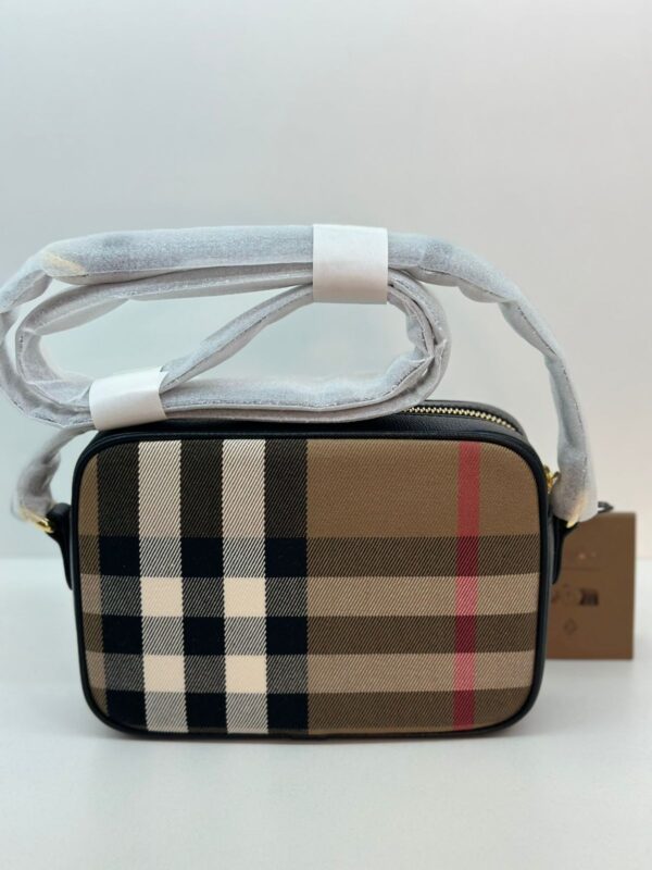 BOLSA BURBERRY CHECK XADREZ CÂMERA - Image 8