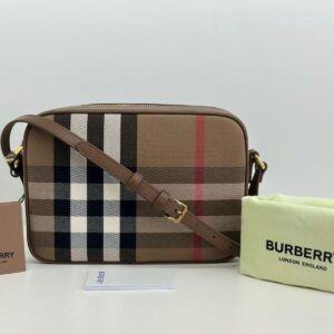 BOLSA BURBERRY CHECK XADREZ CAMERA