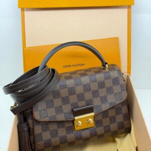 BOLSA LOUIS VUITTON CROISETTE DAMIER EBENE