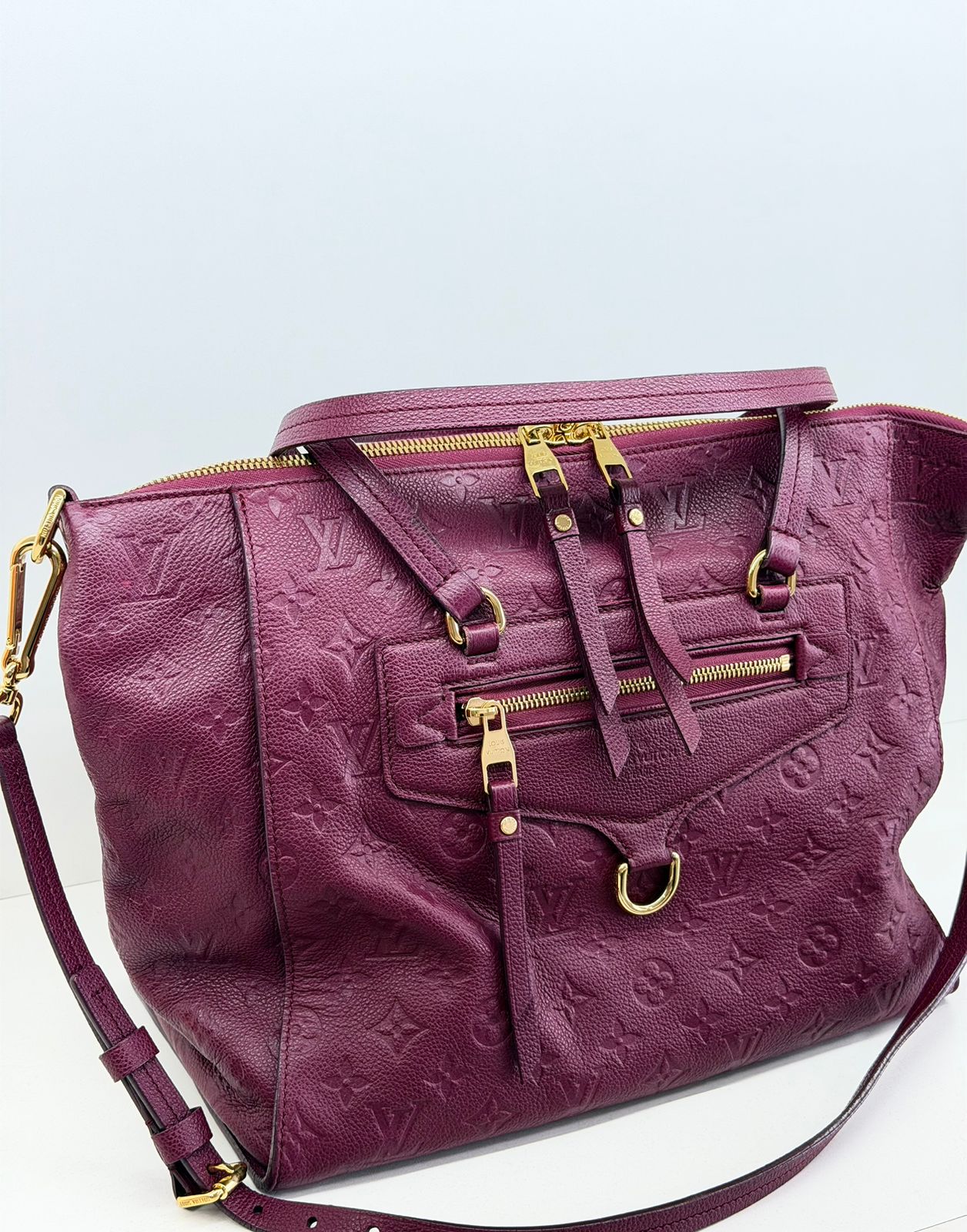 BOLSA LUIS VUITTON LUMINEUSE GM EMPREITE FUSCHSIA - Imagem 2