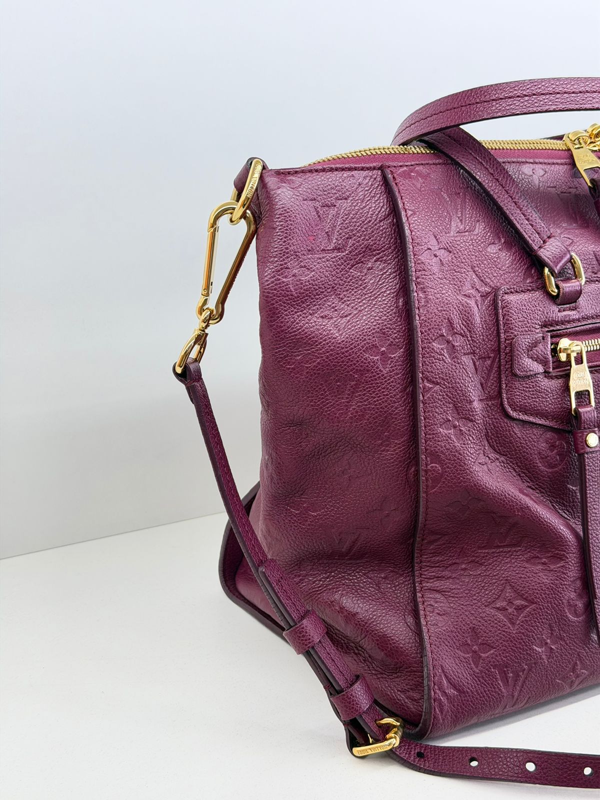 BOLSA LUIS VUITTON LUMINEUSE GM EMPREITE FUSCHSIA - Imagem 4