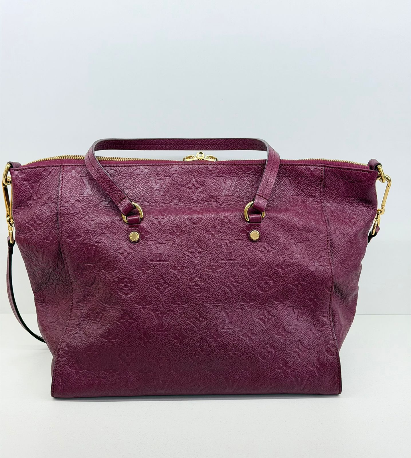 BOLSA LUIS VUITTON LUMINEUSE GM EMPREITE FUSCHSIA - Imagem 7