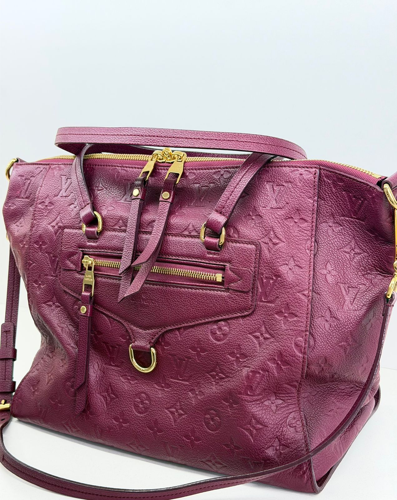 BOLSA LUIS VUITTON LUMINEUSE GM EMPREITE FUSCHSIA - Imagem 3