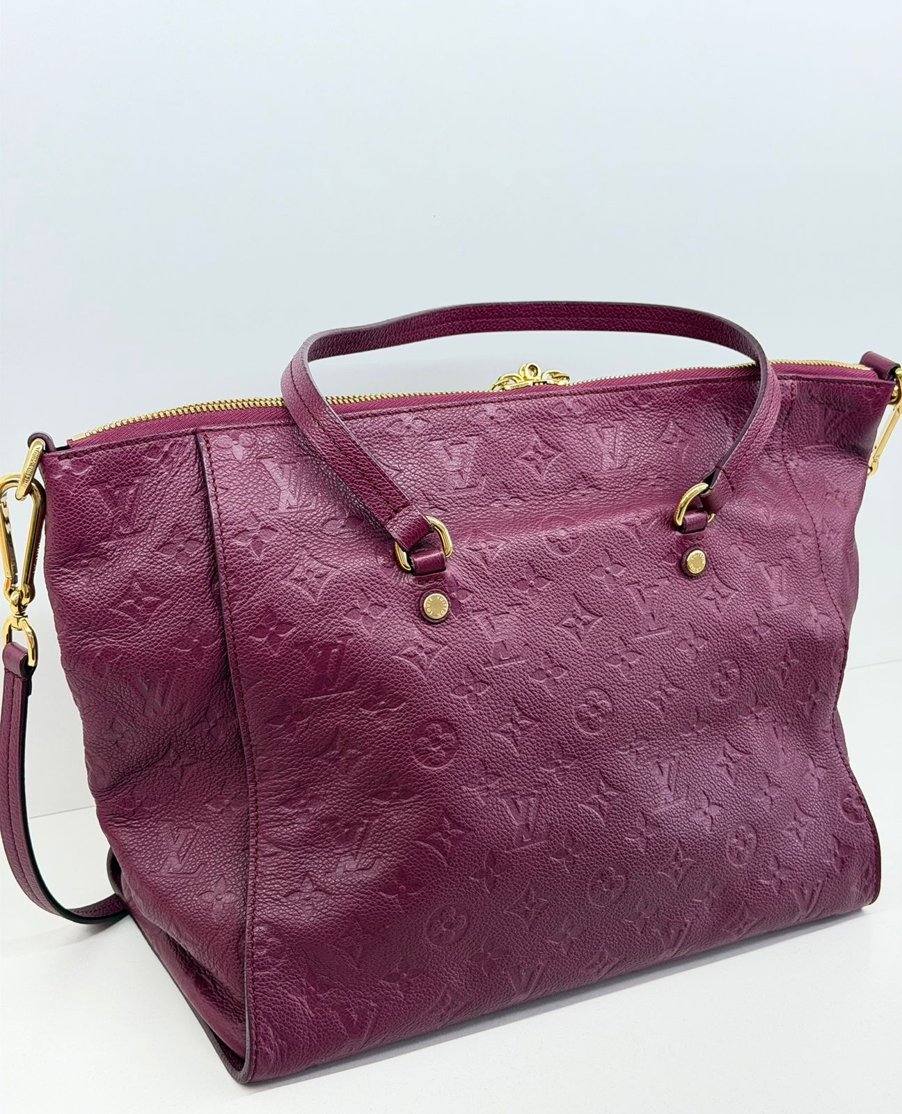 BOLSA LUIS VUITTON LUMINEUSE GM EMPREITE FUSCHSIA - Imagem 8