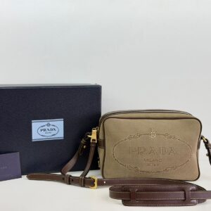 BOLSA PRADA LOGO JACQUARD BANDOLIERA