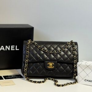 BOLSA CHANEL CLASSIC DOUBLE FLAP MEDIUM LAMBSKIN