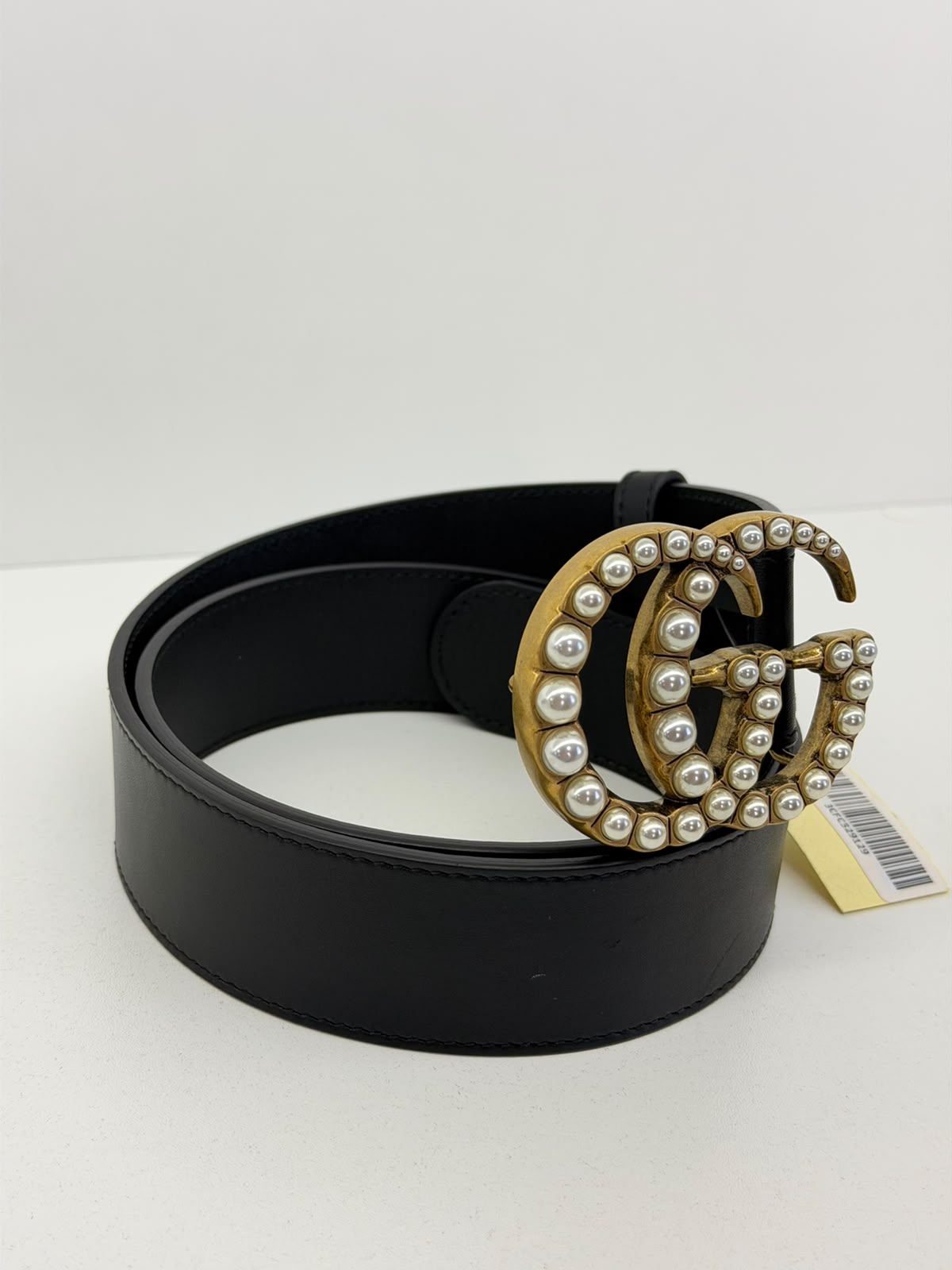 CINTO GUCCI GG MARMONT PÉROLAS - Imagem 2