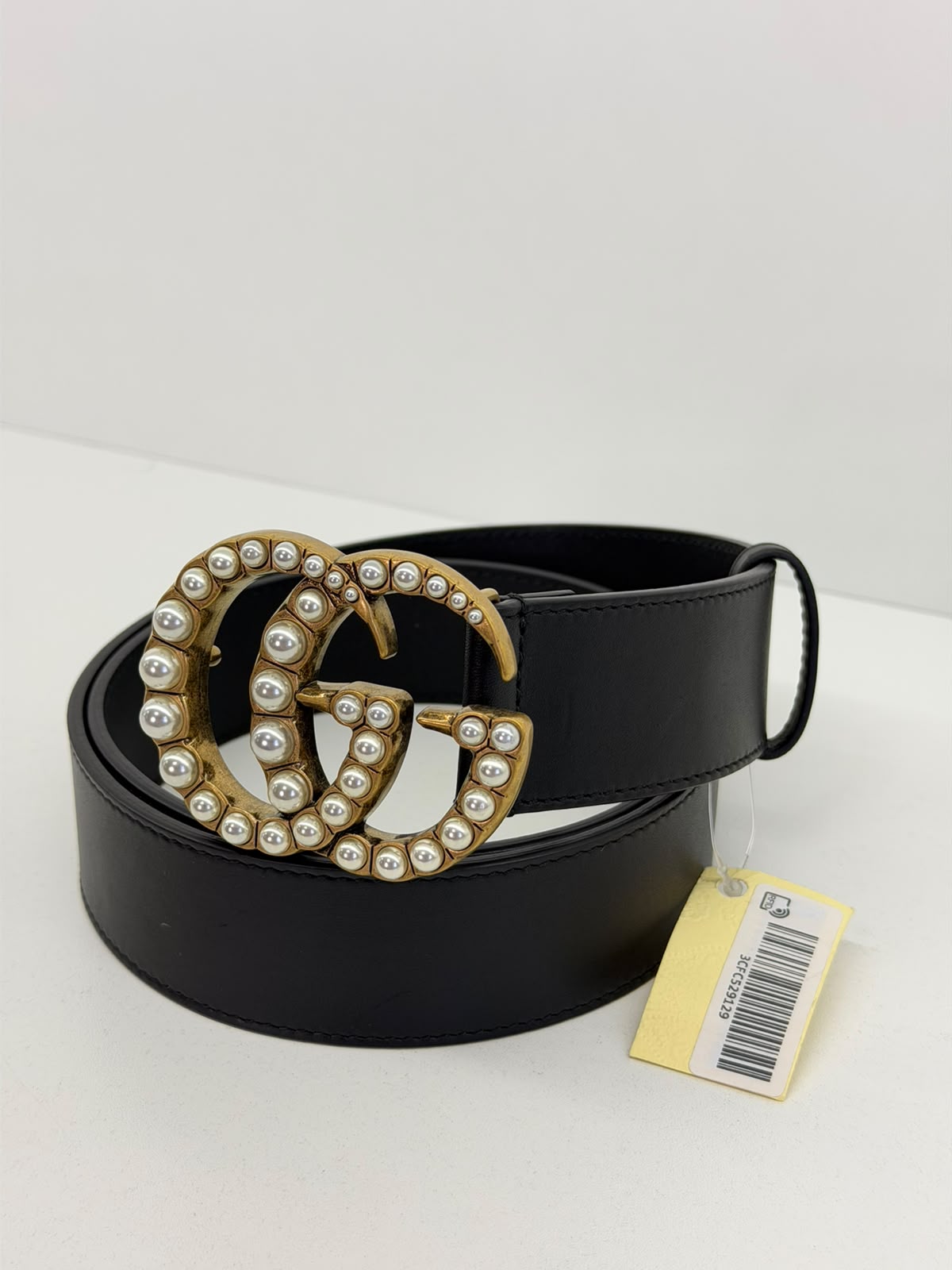 CINTO GUCCI GG MARMONT PÉROLAS - Imagem 3