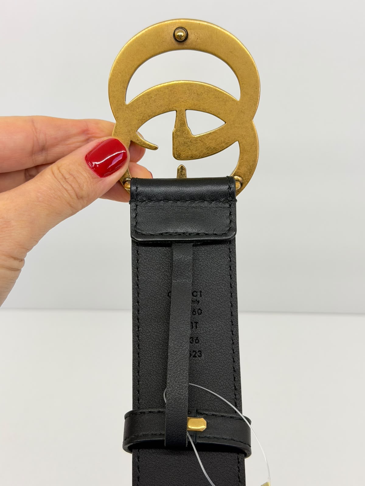 CINTO GUCCI GG MARMONT PÉROLAS - Imagem 6