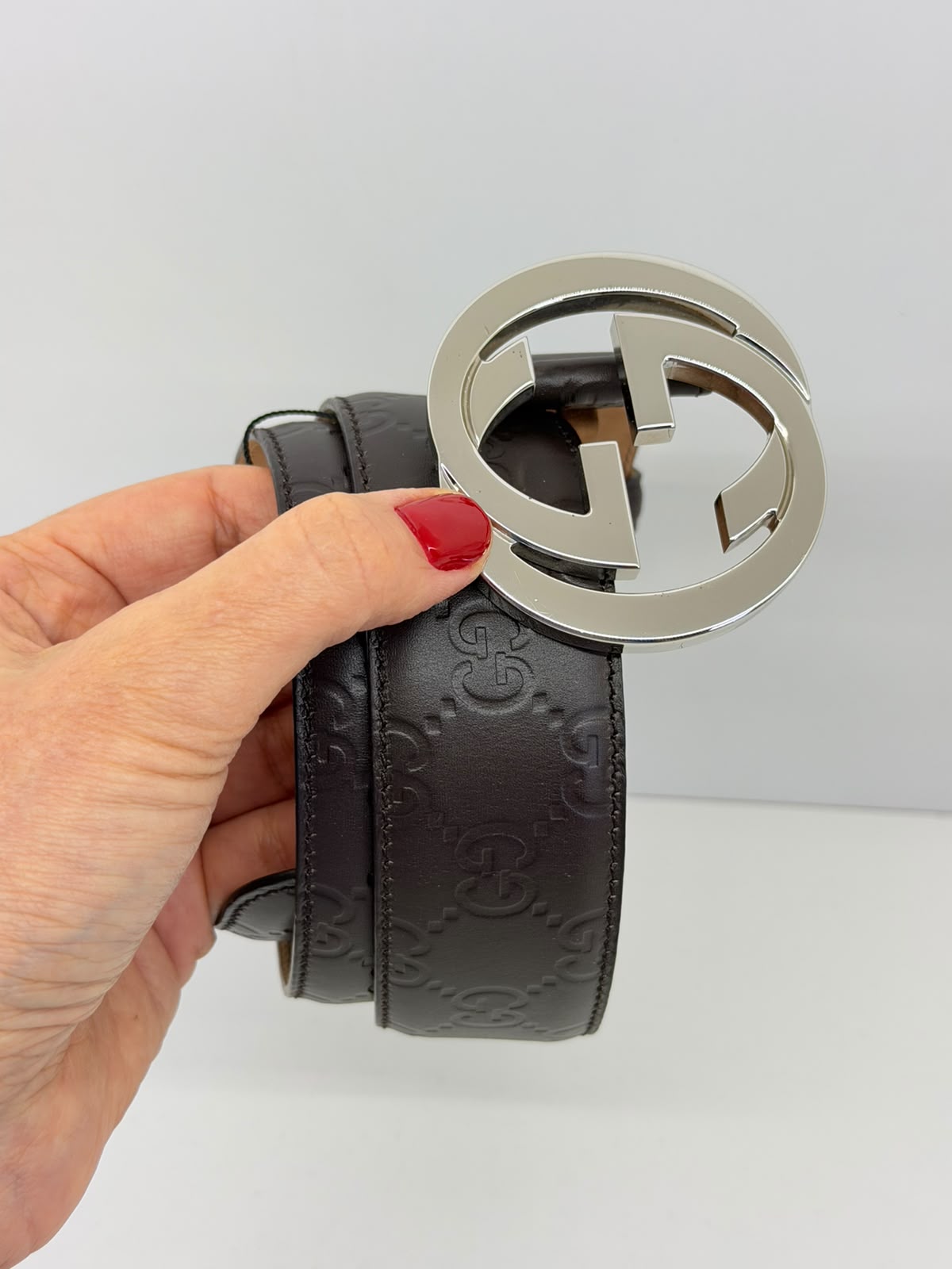 CINTO GUCCI GG INTERLOCKING