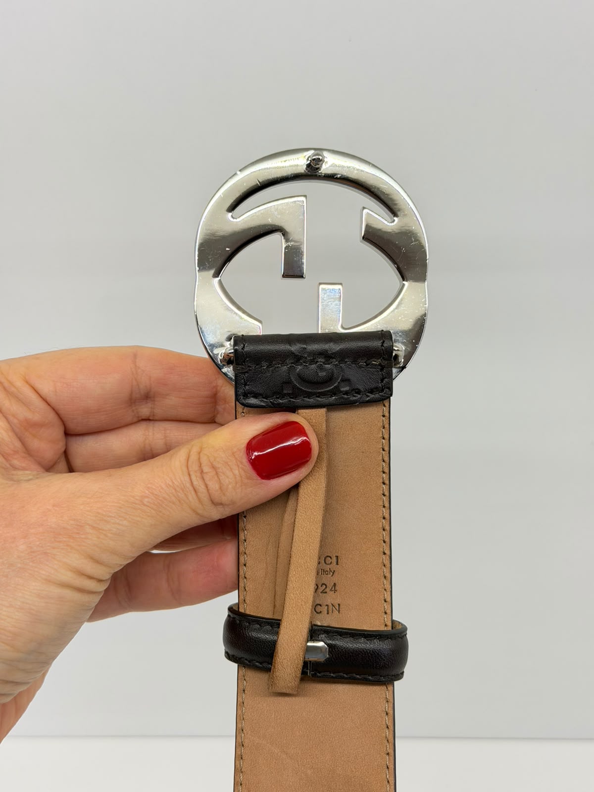 CINTO GUCCI GG INTERLOCKING - Imagem 5