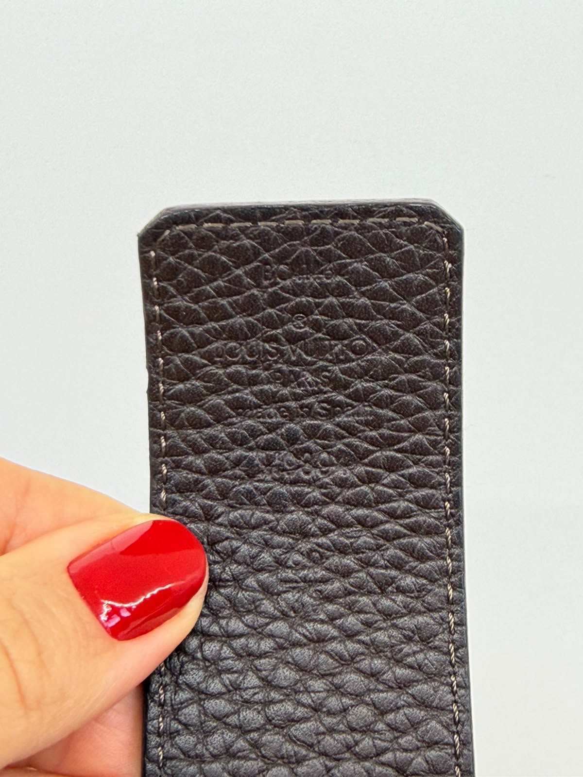 CINTO LOUIS VUITTON REVERSÍVEL INICIALES - Imagem 7