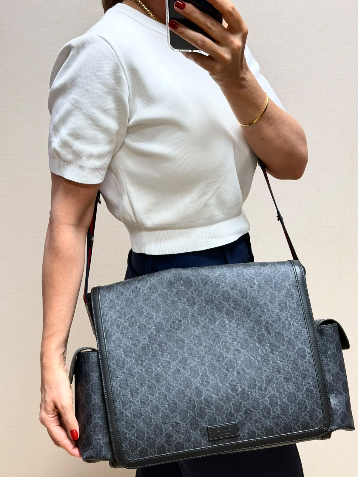 BOLSA GUCCI DIAPER GG SUPREME - Imagem 29