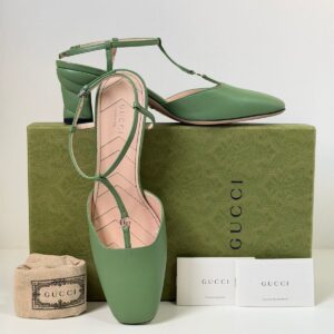 SAPATO SLINGBACK GUCCI DOUBLE G